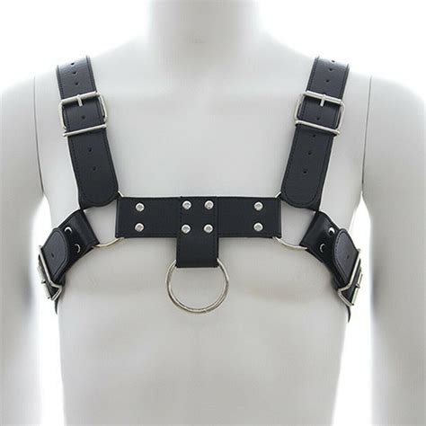 leather chest harness men's|men's leather body harness.